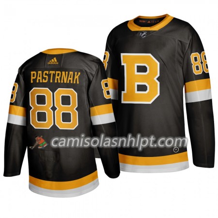 Camisola Boston Bruins David Pastrnak 88 Adidas 2019-2020 Preto Authentic - Homem